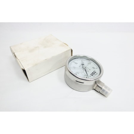 Ametek 100Mm 12In 030Psi Npt Pressure Gauge P656 656637AA3ED3G00